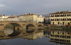 Ponte alla Carraia over the Arno River in Florence, Italy