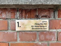 Statue of Lenin at Memento Park in Budapest