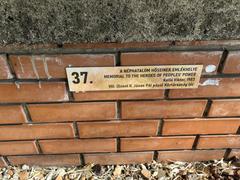 Memorial to the heroes of people's power in Budapest's Memento Park