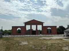 Entrance to Memento Park in Budapest