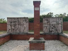 Budapest Memento Park guardians of peace memorial sculpture