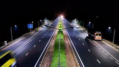 Ahmedabad-Vadodara Expressway in Ahmedabad, India