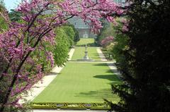 Campo del Moro gardens beside the Royal Palace of Madrid in Spain