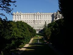 Campo del Moro in Madrid during October 2009