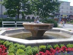 fountain at the city hall