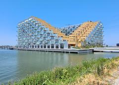 Sluishuis apartment building in IJburg, Amsterdam