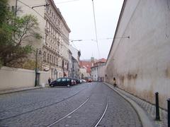 Letenská street in Malá Strana, Prague