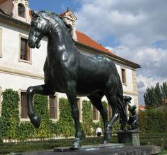 Adriaen de Vries Horse sculpture at Wallenstein Palace in Prague