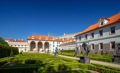 Valdštejnský palác and gardens in Malá Strana, Prague