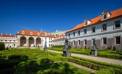 Valdštejnský palác and gardens in Malá Strana, Prague