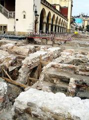 The Great Weighbridge relic in Market Square, Krakow