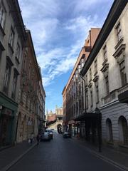 Krakow cityscape in July 2018