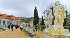 The gardens of the National Palace in Queluz