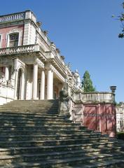 Escadaria para o Jardim no Palácio Nacional de Queluz