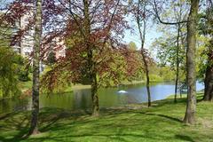 Ixelles Ponds in Brussels, Belgium