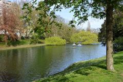 Ixelles Ponds in Brussels, Belgium