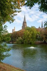 Scenic view of Ixelles neighborhood in Brussels