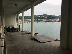 Scenic view of Yung Shue Wan harbor in Lamma Island