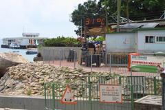 Yung Shue Wan Main Street on Lamma Island, June 2018