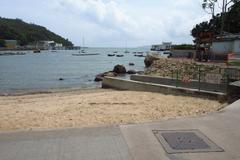 Yung Shue Wan Main Street on Lamma Island in June 2018