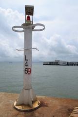 Yung Shue Wan Plaza Road on Lamma Island in June 2018