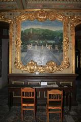 Mural at An Dinh Palace