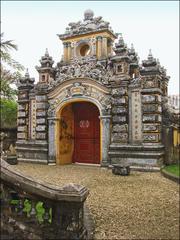 Entrance gate of An Dinh Palace in Huế, Vietnam