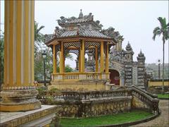 An Dinh Palace in Hue with Trung Lop Pavilion