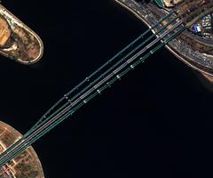 Han River Railway Bridge in Seoul South Korea