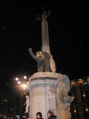 Elephant fountain in Catania's Piazza Duomo