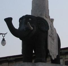 U Liotru, the Elephant statue in Catania, Sicily