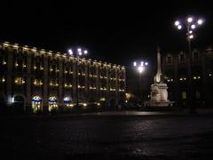 Catania Piazza del Duomo at night