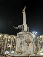 Statue of an elephant in Piazza Duomo, Catania