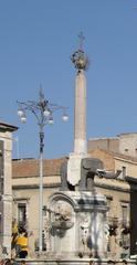 Catania town hall with Palazzo degli Elefanti and obelisk