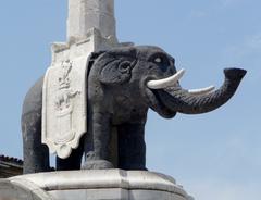 Fontana dell'Elefante in Catania, Sicily