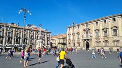 Elephant fountain in Catania