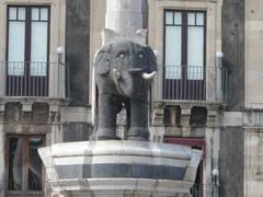 Fontana dell'Elefante in Catania, Sicily