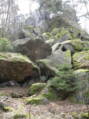 boulder field with large stones