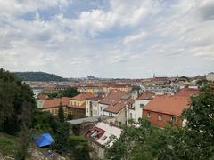 Old Town Square in Prague with historic buildings and Tyn Church