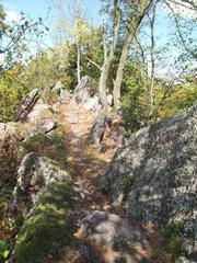 Panoramic view from Babí lom in the Czech Republic