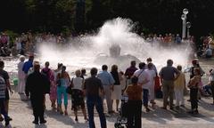 Singing Fountain in Mariánské Lázně