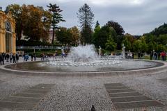 Singing Fountain in Mariánské Lázně