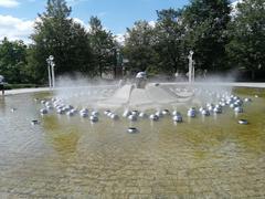 Singing Fountain in Mariánské Lázně