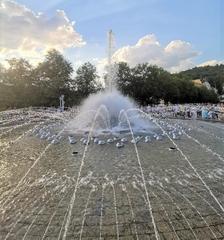 Singing Fountain in Mariánské Lázně