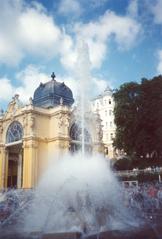 Singing Fountain in Mariánské Lázně