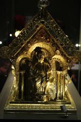 Reliquary of Saint Maurus, detail of Christ's face