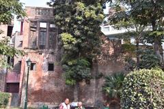 Abandoned old building with bullet holes at Jallianwala Bagh memorial