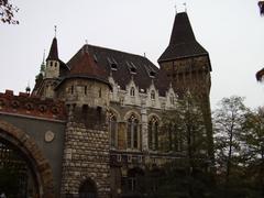 Vajdahunyad Castle in Budapest on November 4, 2006