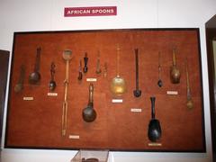 African spoons on display at Nairobi Gallery