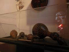 Carved gourds on display at Nairobi Gallery